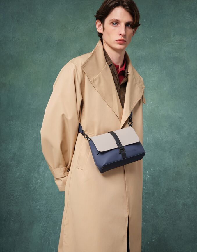 Spläsh Crossbody Bag 深藍／灰褐