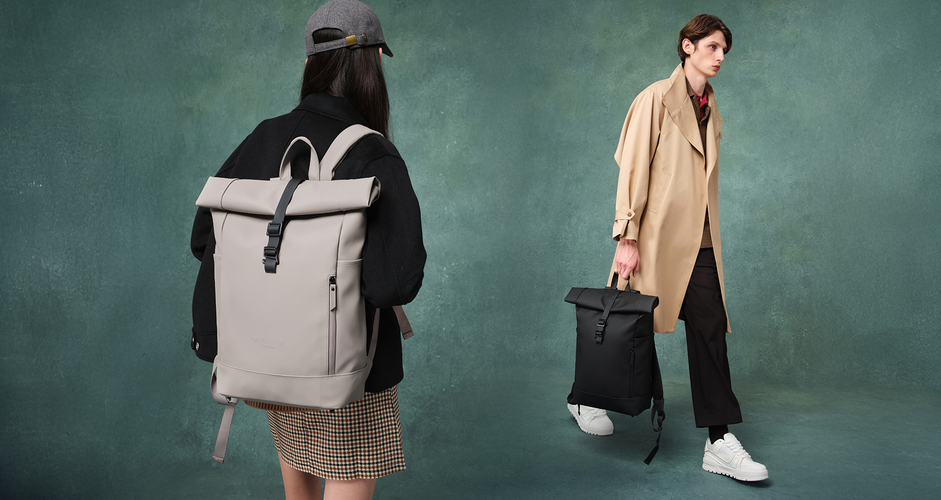 Spläsh Rolltop 16 吋防水素皮革後背包｜城市戶外風格